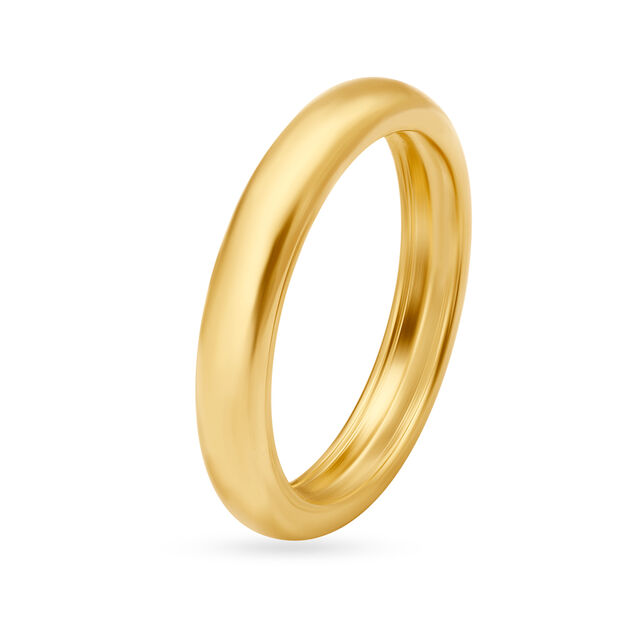 Classic 22 Karat Yellow Gold Band Style Finger Ring,,hi-res