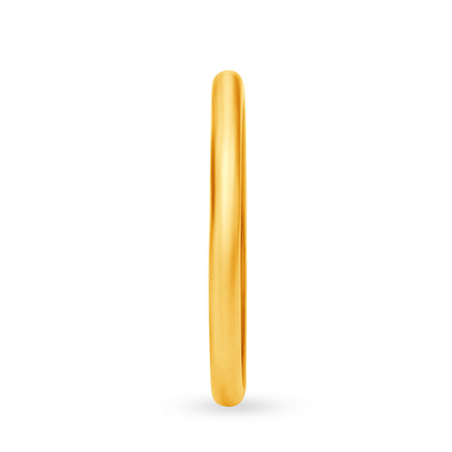 Minimalist 22 Karat Yellow Gold Finger Ring