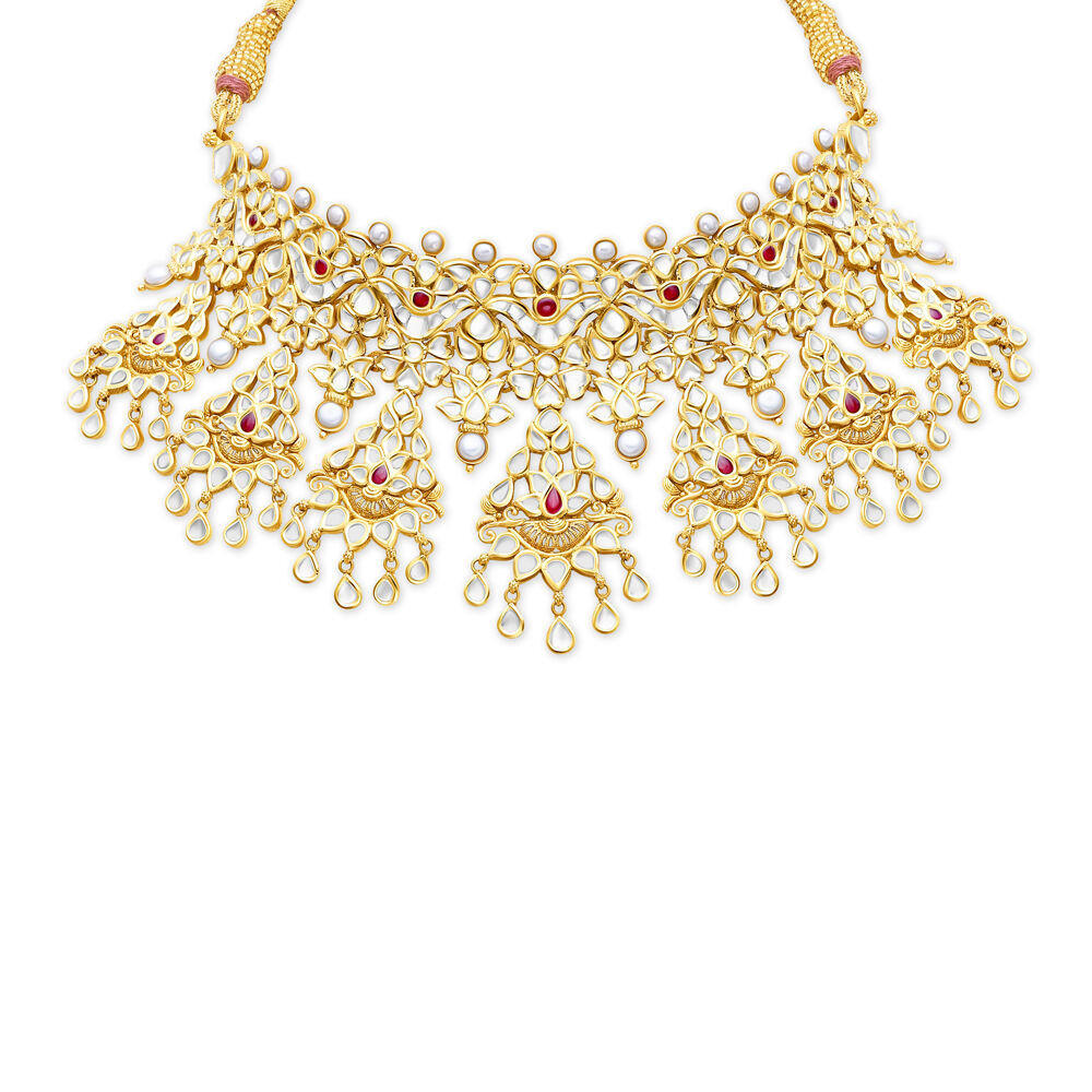 Tanishq kundan set discount
