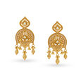 Imposing Gold and Glass Kundan Necklace Set 3