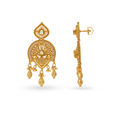 Imposing Gold and Glass Kundan Necklace Set 4