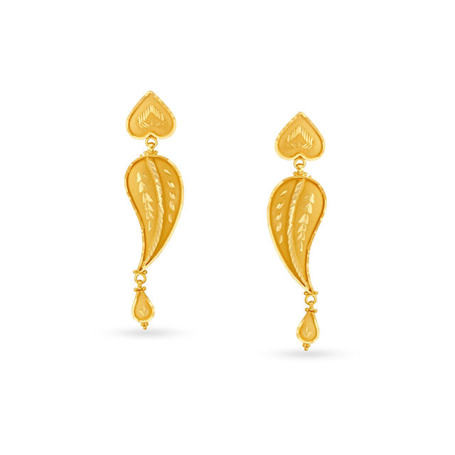 Radiant Nature Inspired Gold Necklace Set 3