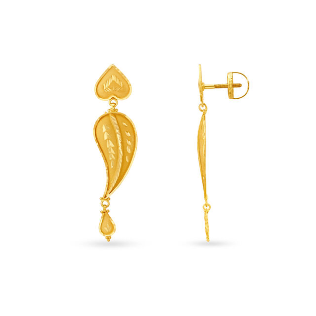 Radiant Nature Inspired Gold Necklace Set 4