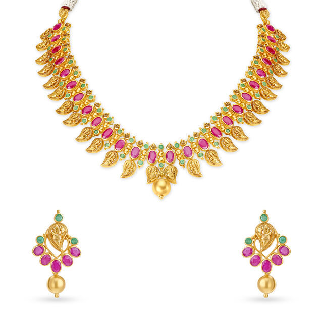 Vibrant Traditional Necklace Set 2