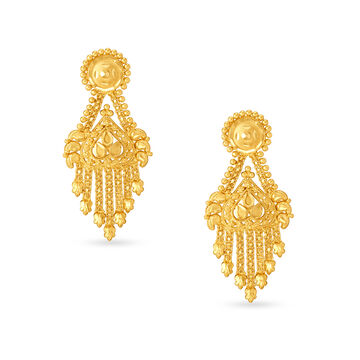 Timeless Majestic Gold Drop Earrings