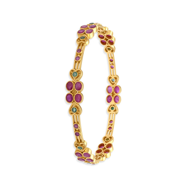 Attractive Emerald Ruby Bangle 2