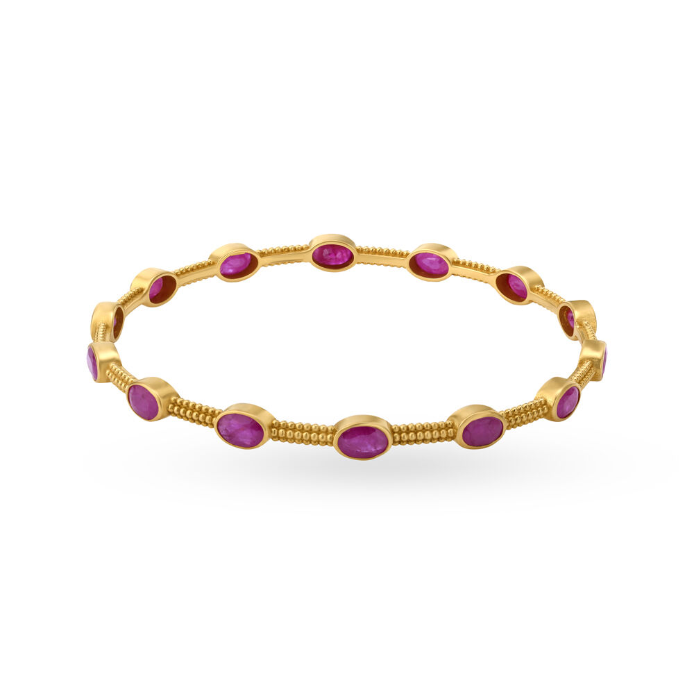 Ruby bangles gold clearance