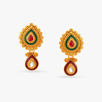 Striking Traditional Drop Earrings