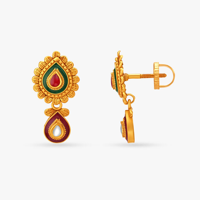 Striking Traditional Drop Earrings 2