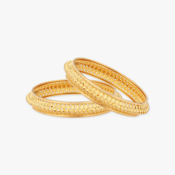 Luxuriant Carved Bangles
