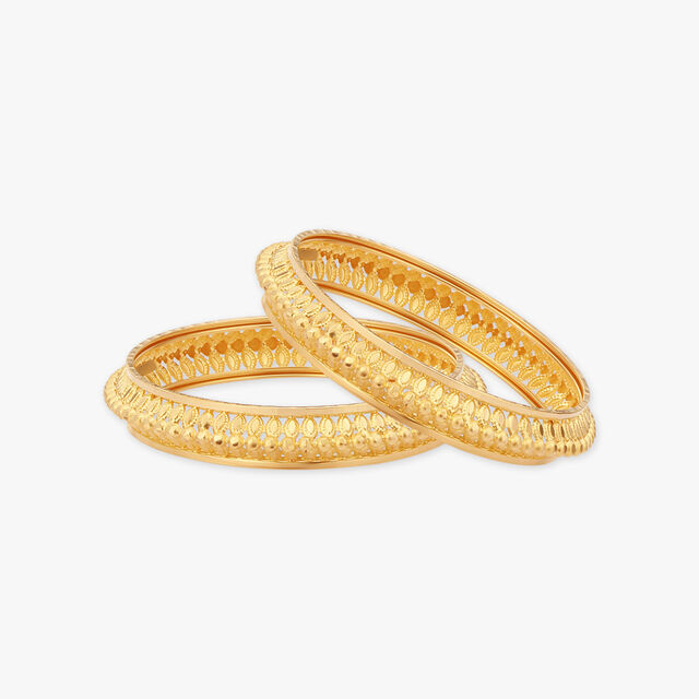 Luxuriant Carved Bangles