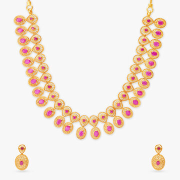 Ruby Radiance Necklace Set