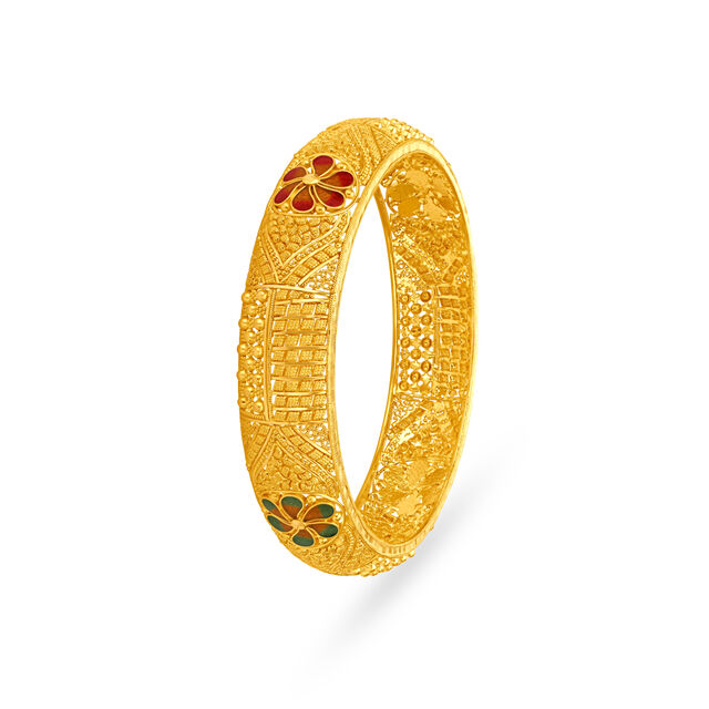 Ethereal Kolkata Round Bangle 4