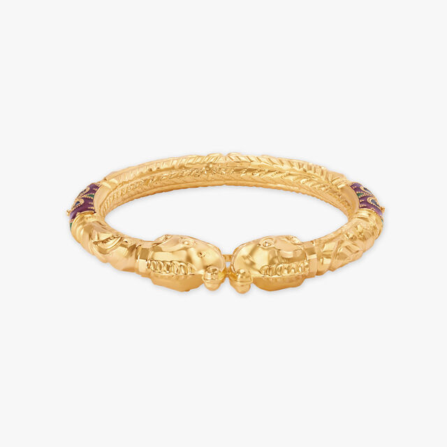 Resplendent Radiant Gold Bangles 3