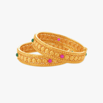 Mesmerizing Traditional Lakshmi Bangles