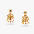 Sacred Saga Gold Drop Earrings 