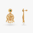 Sacred Saga Gold Drop Earrings 2