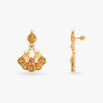 Divine Lakshmi Gold Coin Drop Earrings 2
