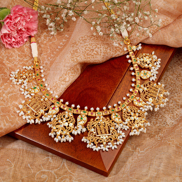 Enthralling Ramparivar Necklace 