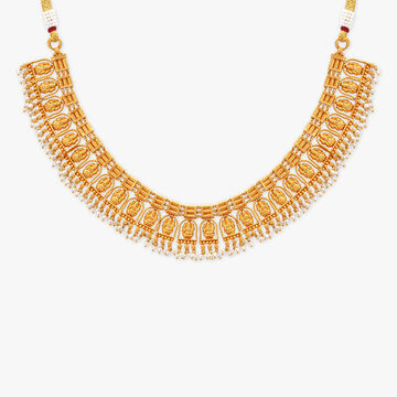 Traditional Temple Gold Necklace