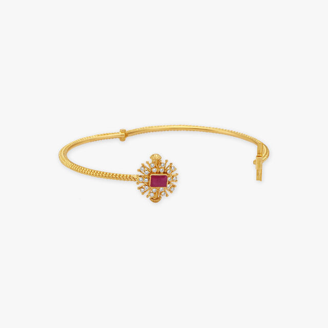 Emerald Blossom Bangle 2