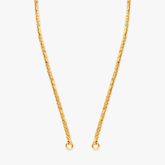 Sleek Geometric Link Chain