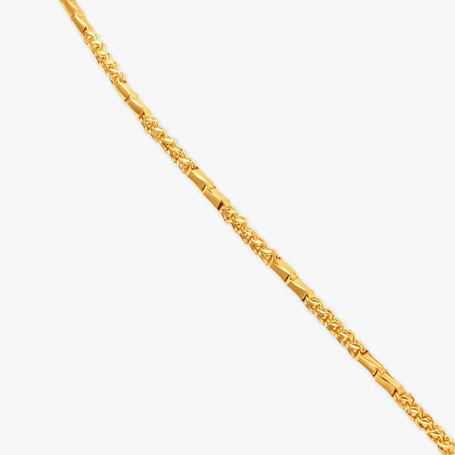 Sleek Geometric Link Chain