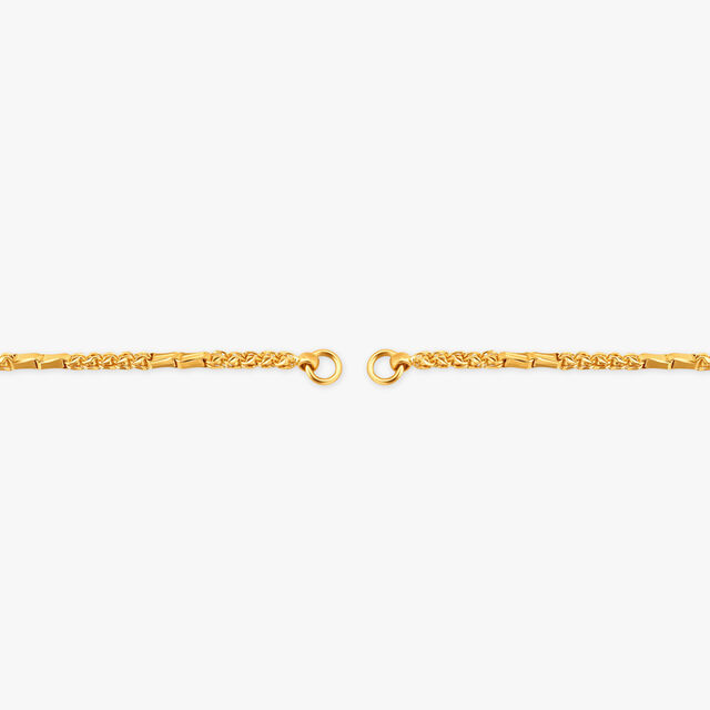 Sleek Geometric Link Chain