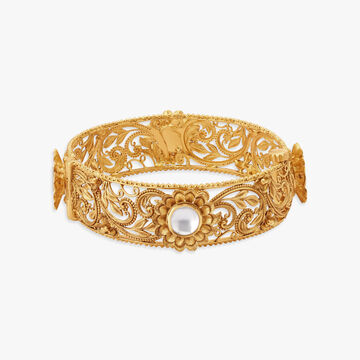 Royal Ruby-Studded Bangle