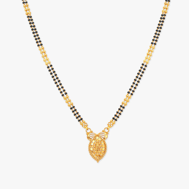 Majestic Leaf Pendant Mangalsutra 