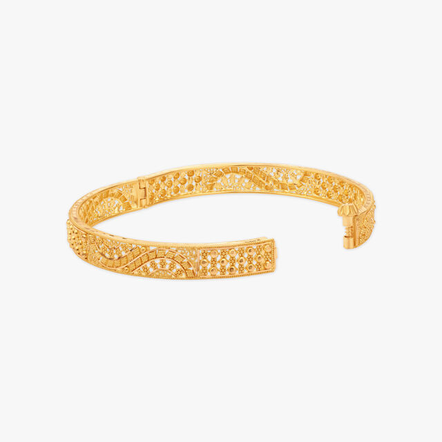 Elegant Gold Bangle 2