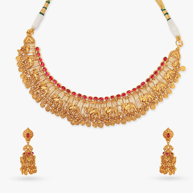 The Gaja Coin Necklace Set,,hi-res 2