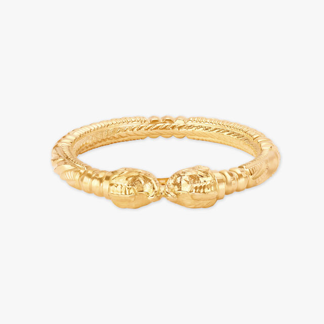 Carved Gold Bangles 2