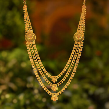 Gilded Rhythm Gold Necklace Set
