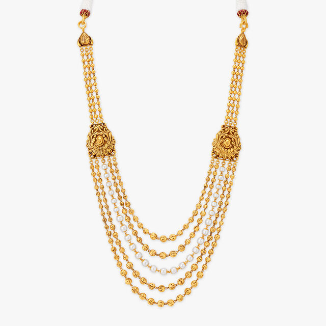 Antique Finish Five Layer Necklace Set 3