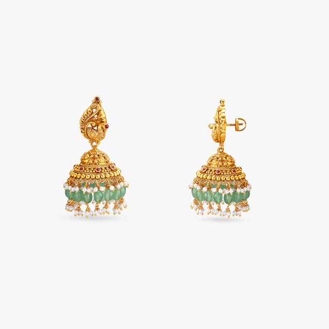 Tanishq 22 Karat Gold Earrings for Women 2
