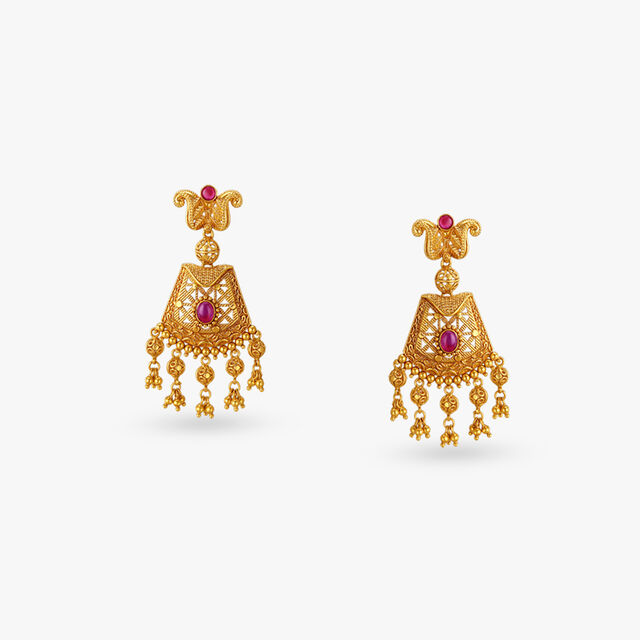 Tanishq 22KT Gold Necklace Set 3