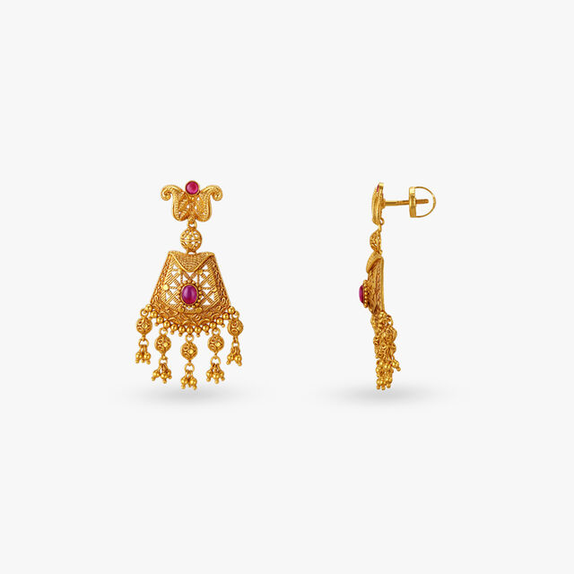 Tanishq 22KT Gold Necklace Set 4