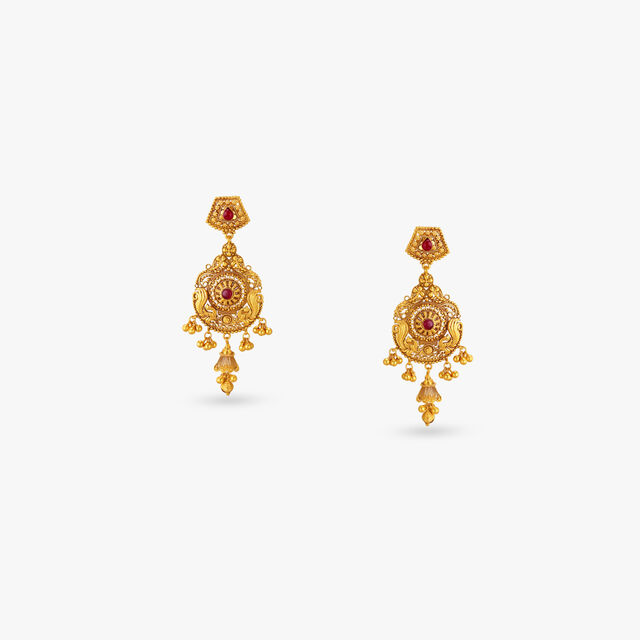 Tanishq 22 Karat Gold Necklace Set for Women 3