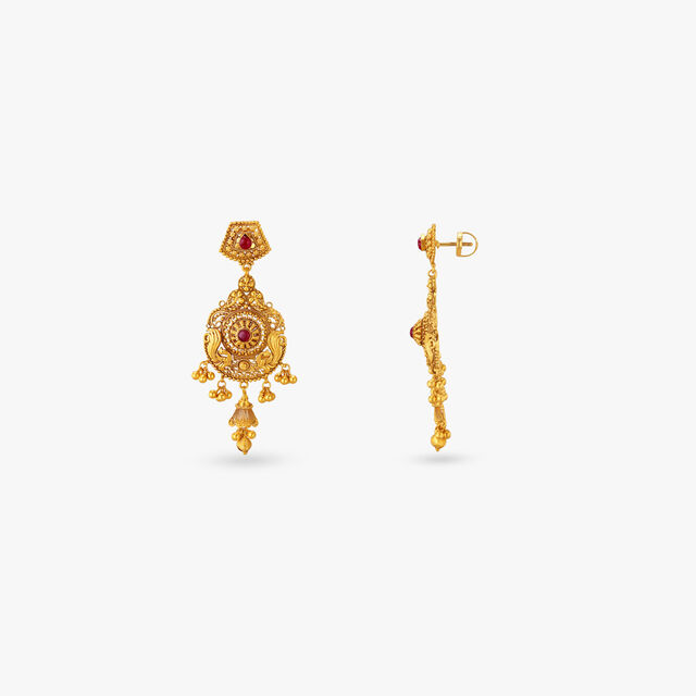 Tanishq 22 Karat Gold Necklace Set for Women 4