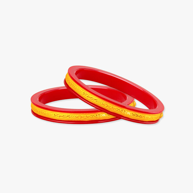 Elegant Minimal Gold Bangles