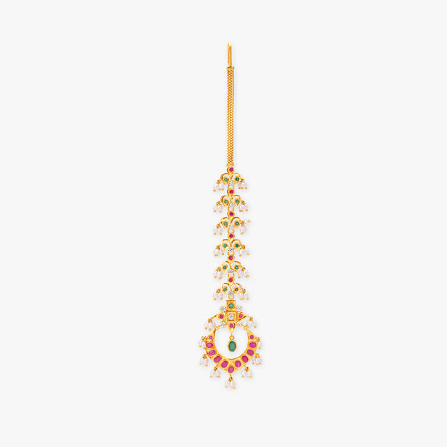 Ethereal Gold Maang Tikka 2