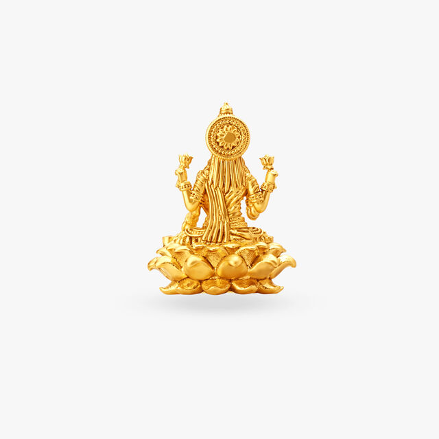 Laxmi Roop Gold Buy Divine Lakshmi Gold Pendant at Best Price | Tanishq US