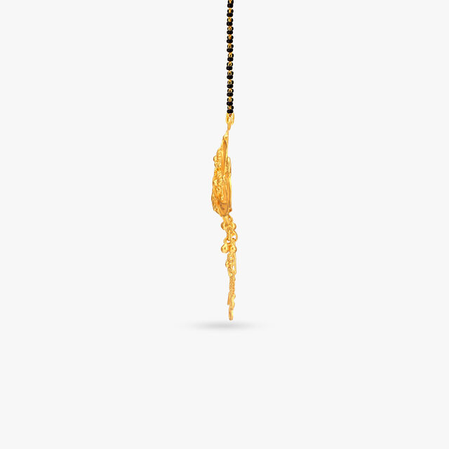 Peacock Tranquillity Gold Pendant 2