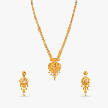 Tanishq 22KT Gold Necklace Set