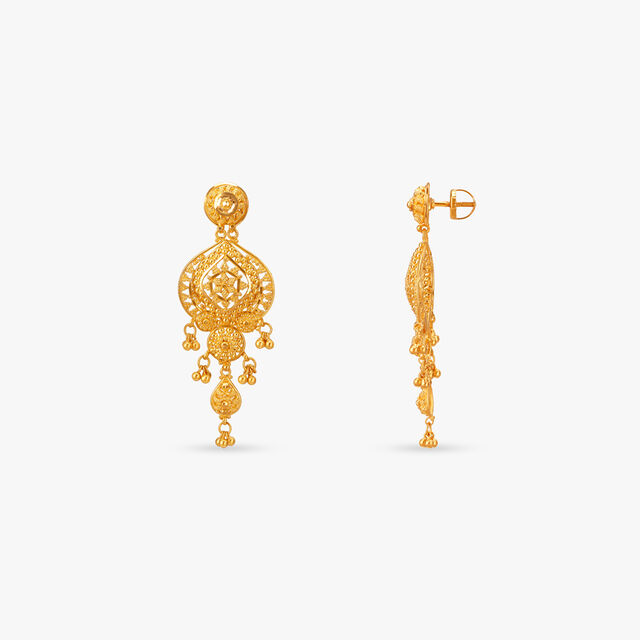 Tanishq 22KT Gold Necklace Set 4