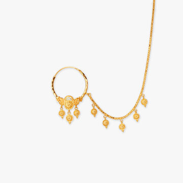 Delicate Droplet Gold Nath
