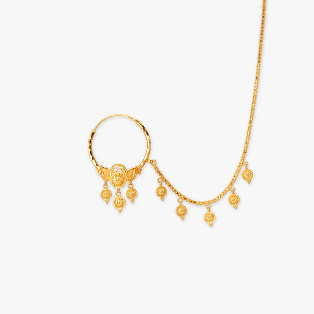 Delicate Droplet Gold Nath 