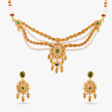 Golden Splendor Necklace Set