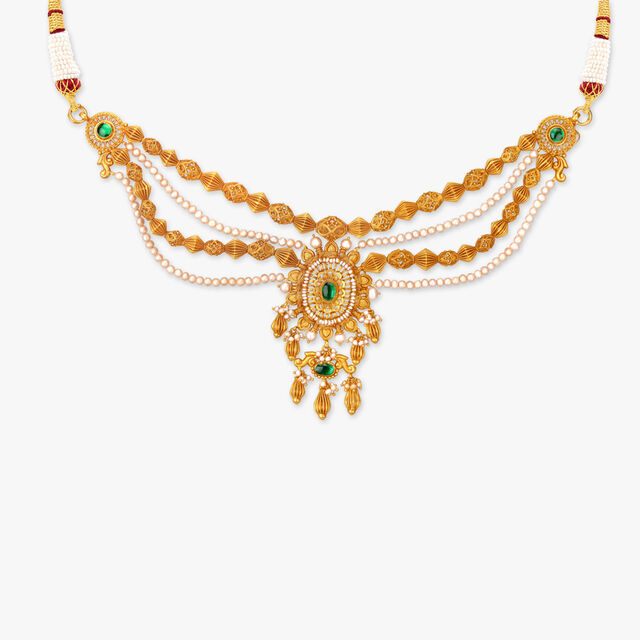 Golden Splendor Necklace Set 2